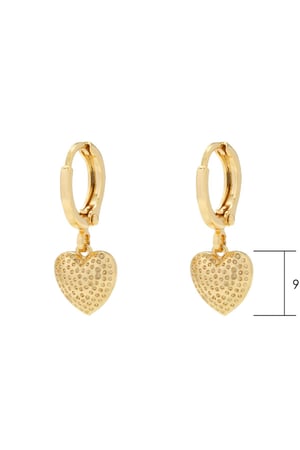 Ohrringe Endless Love Goldfarbe Kupfer h5 Bild2